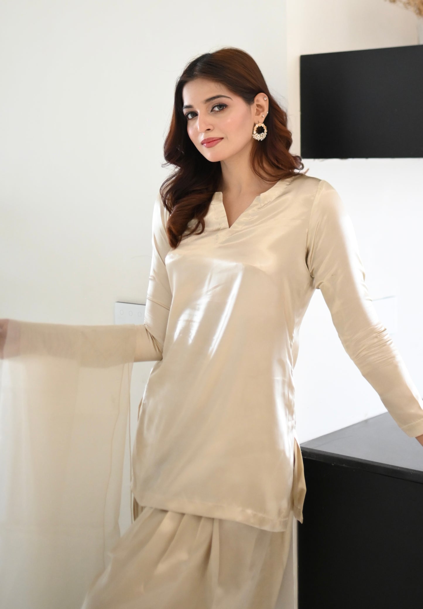 Hazel -Farshi Shalwar Suit