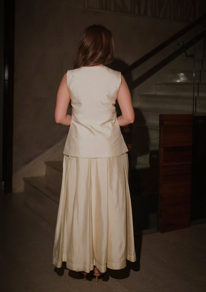 Ivory Cosmo Waistcoat Set