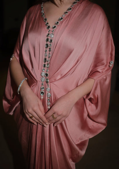 Blush Nightfall Kaftan