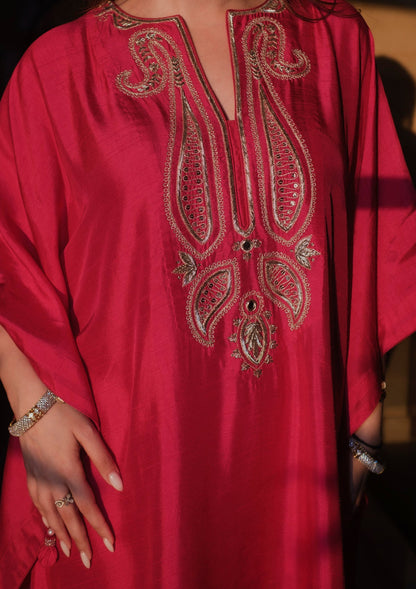 Cerise Afterglow Kaftan