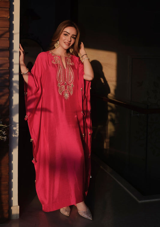 Cerise Afterglow Kaftan