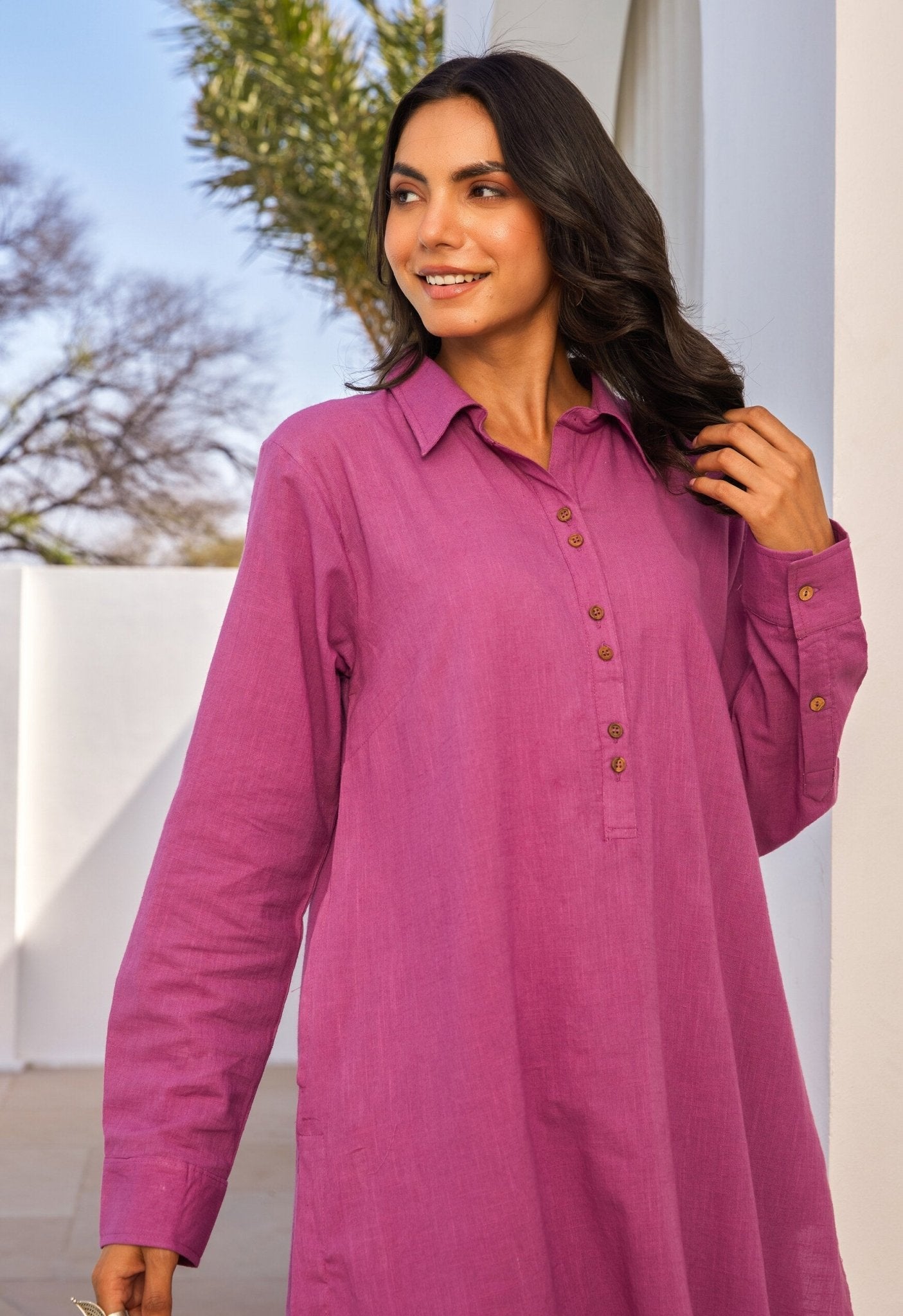 Mauve - 2 pc Cotton