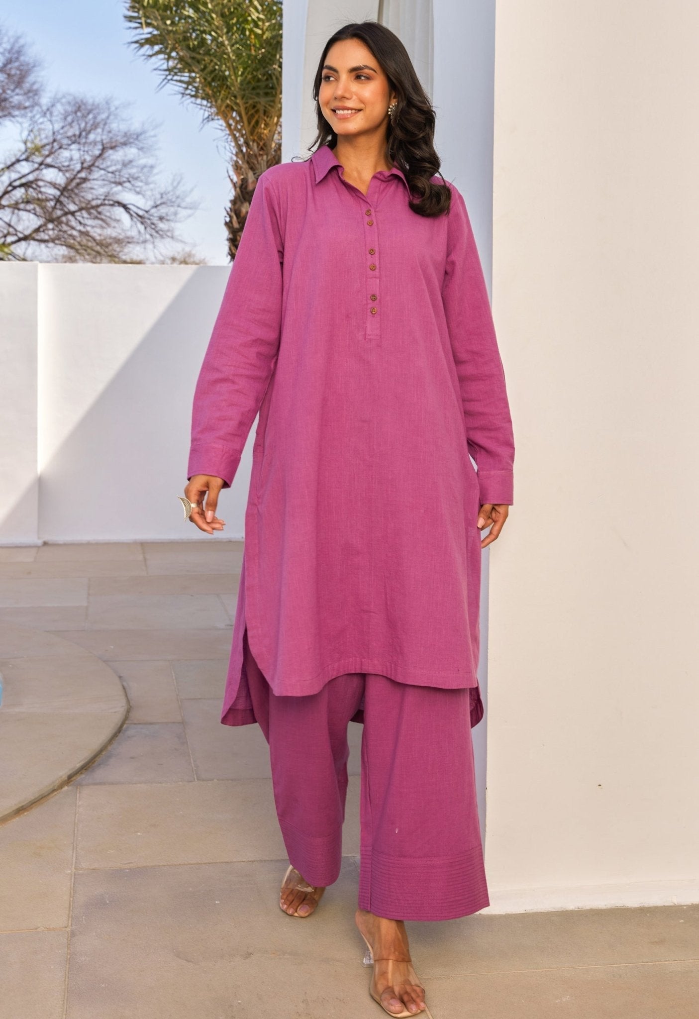 Mauve - 2 pc Cotton
