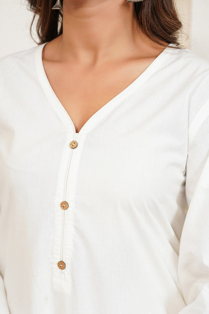 Ivora - Cotton long shirt